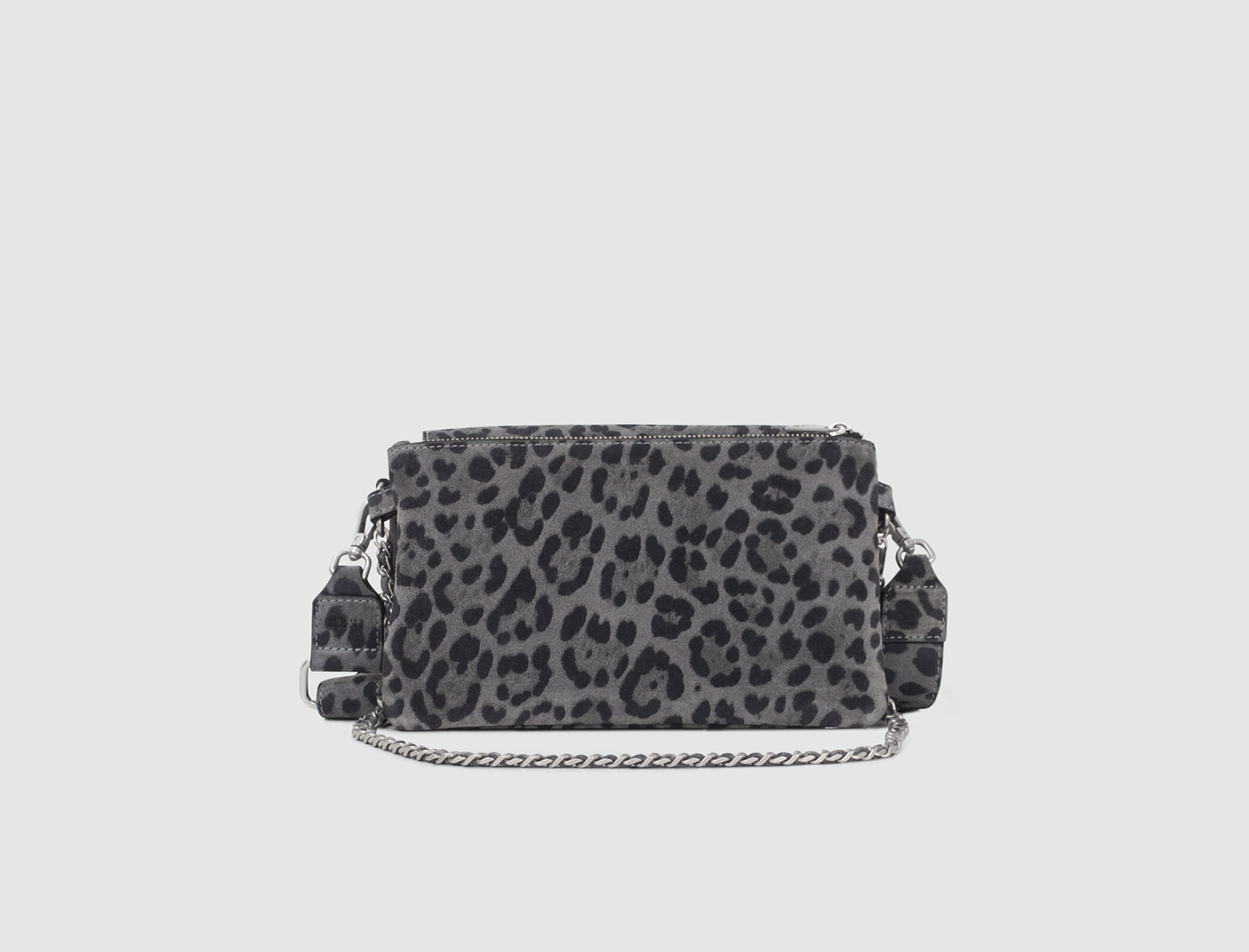 Grey leopard hotsell print bag