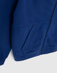 C&aacute;rdigan capucha azul cremallera ni&ntilde;o-5