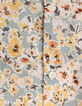 Aqua SLIM overhemd Libertystof gele bloemetjes Heren-5