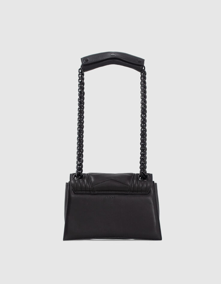 Sac THE 1 Timeless noir cuir matelassé Taille S Femme-3