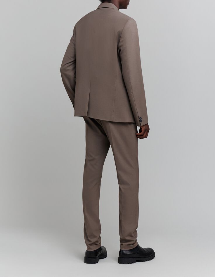 Veste de costume châtain Homme-8 Veste de costume châtain Homme-8