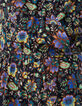 Women’s black XL flower print jumpsuit-3