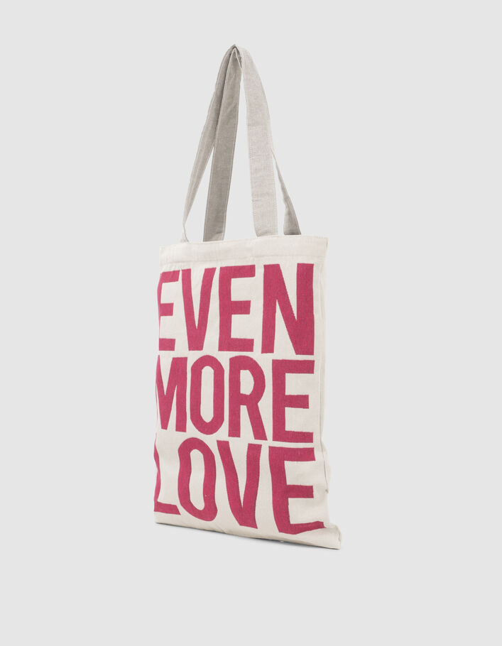 Women’s ecru tote bag made in France-4