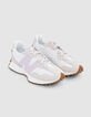 Women's NEW BALANCE 327 white trainers-5