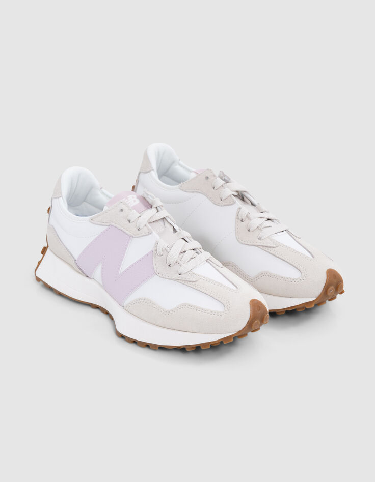 Women's NEW BALANCE 327 white trainers-5