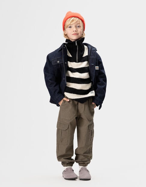 Jogger loose caqui niño - IKKS