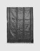 Grijze sjaal jacquard metallic pythonmotief Dames-3