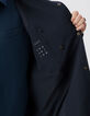 Herren-Trenchcoat, marineblau, Nylon, WATERPROOF-4