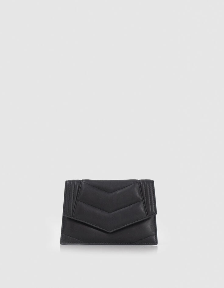 Tarjetero THE 1 TIMELESS negro meduim pocket mujer-1