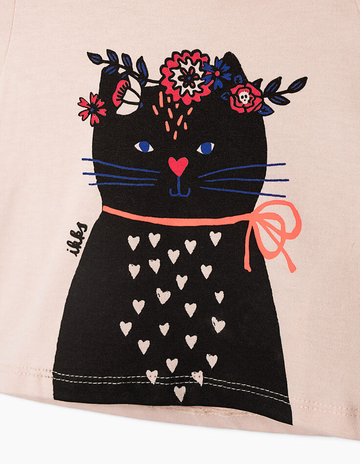 Baby girls' pink T-shirt-2