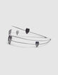 Diadeem metalgun met hartjes-bliksems meisjes-8