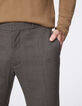 Men’s mink checked suit trousers-4