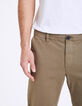 Men's khaki slim chinos-2