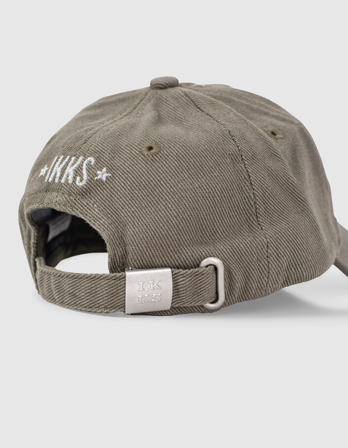 Girls’ khaki cap embroidered with silver stars - IKKS