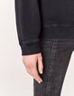 7/8 Damenhose, Zigarettenform, Wollmix in Kaviar-Optik-4