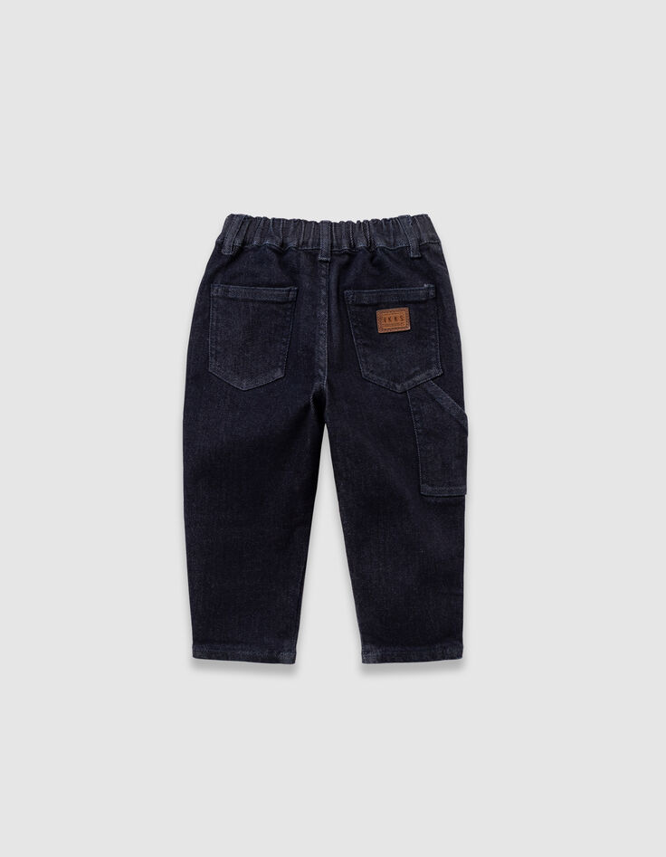 Baby boys’ raw carpenter-style pocket jeans-3 Baby boys’ raw carpenter-style pocket jeans-3