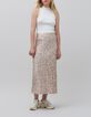 Jupe champagne brodée sequins Femme-1