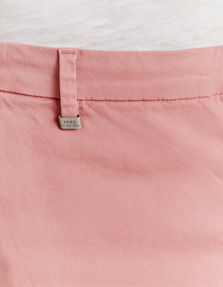 Bermudas chino TAPERED coral Hombre-6