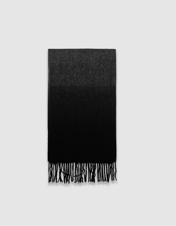 Men&rsquo;s grey deep-dye look scarf-2