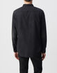 Chemise REGULAR en jean noir upcycl&eacute; Homme-3