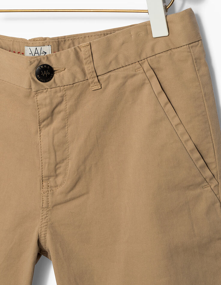 Bermuda chino camel fonc&eacute; gar&ccedil;on -3