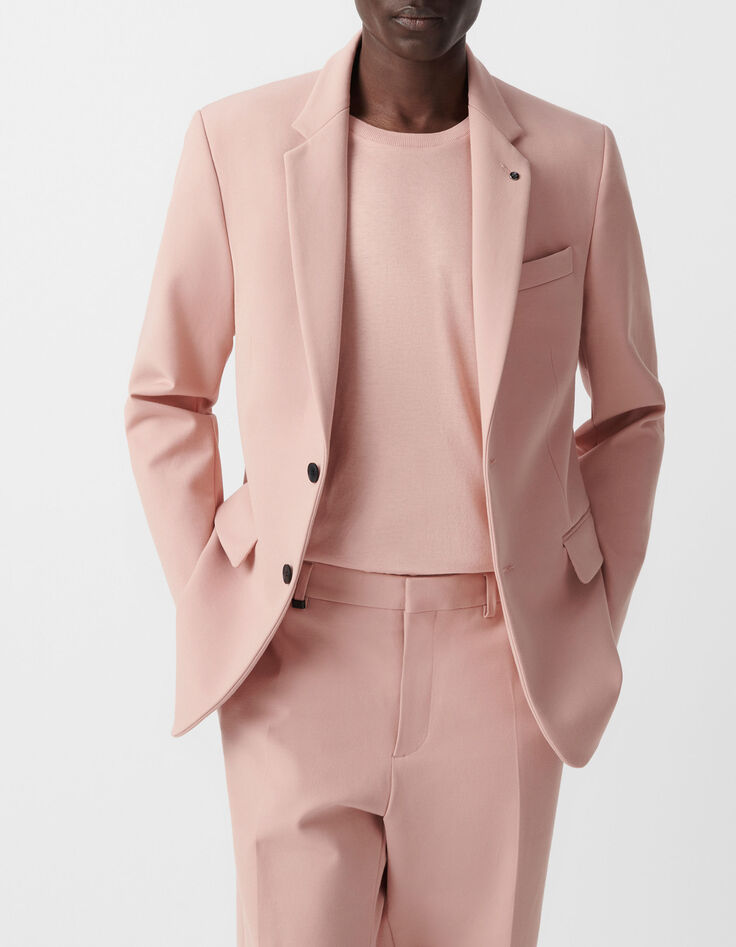 Men's rosewood suit jacket-7