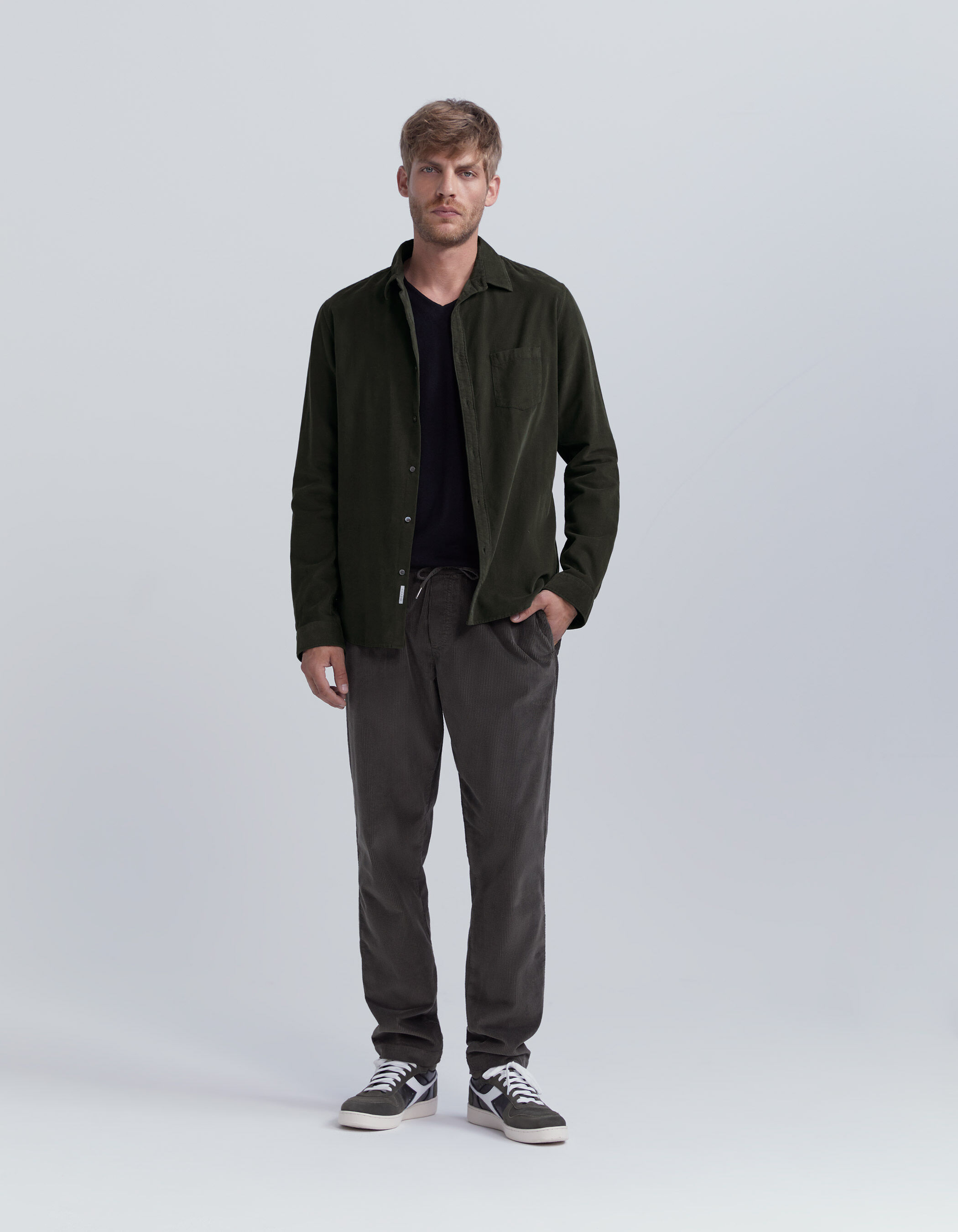 Chemise sales kaki ikks