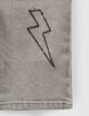 Jeansbermuda bleach grey biokatoen geborduurd jongens -5