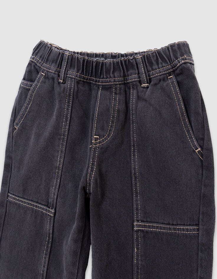 Vaqueros jogger loose negros niño-4 Vaqueros jogger loose negros niño-4