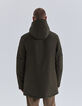 Parka kaki multipoches intérieur matelassé Homme-3