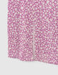 Violetter LENZING&trade; ECOVERO&trade;-M&auml;dchenrock mit G&auml;nsebl&uuml;mchenprint-4