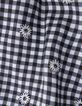 Jupe-short noire imprimé vichy et fleurs fille-8