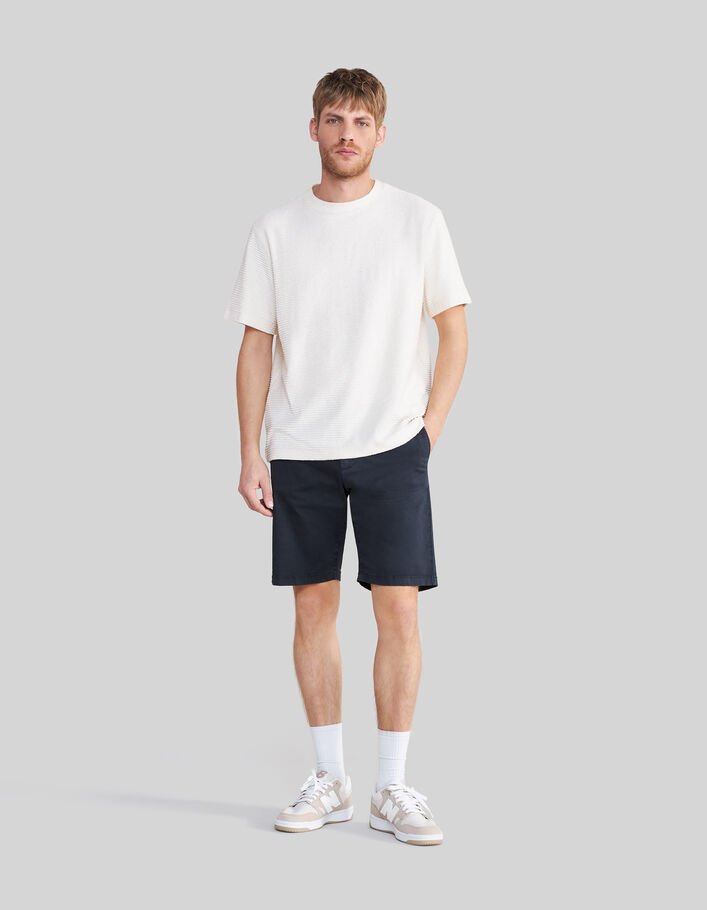 Bermudas chino azul marino Hombre-1