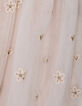 Girl's white tulle midi skirt-7
