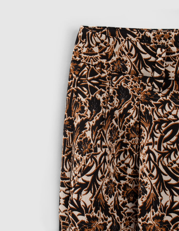 Women’s arabesque print suit trousers-6 Women’s arabesque print suit trousers-6