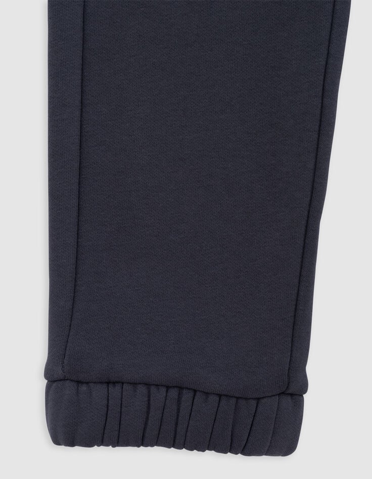 Ch&aacute;ndal gris de ni&ntilde;o con cremallera y un bolsillo-5