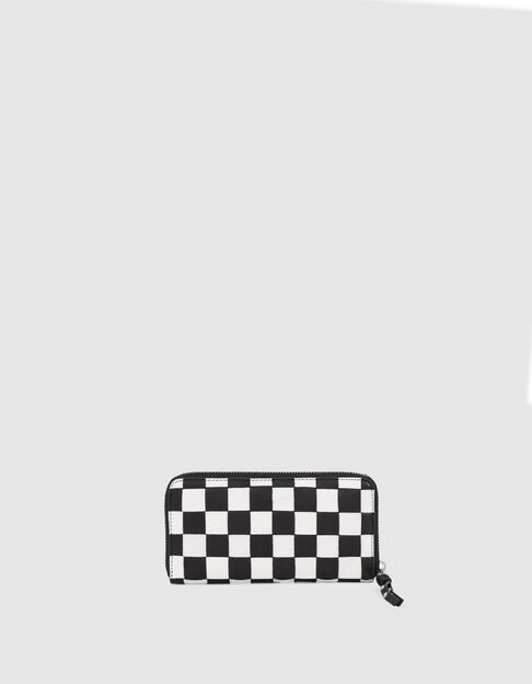 Women’s checkerboard woven leather 1440 Compagnon wallet
