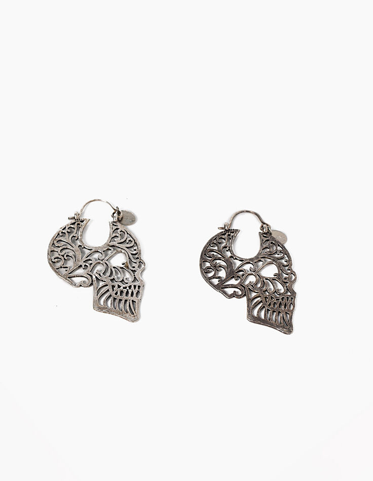 Pendientes de calaveras mujer-4