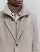 Men's grey wool coat with removable facings-4