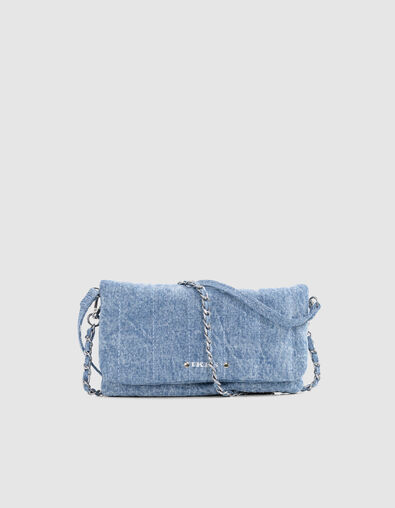 The clutch bag blue denim for girl - IKKS