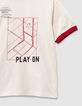 T-shirt blanc coton bio bords-côtes rouges garçon-6
