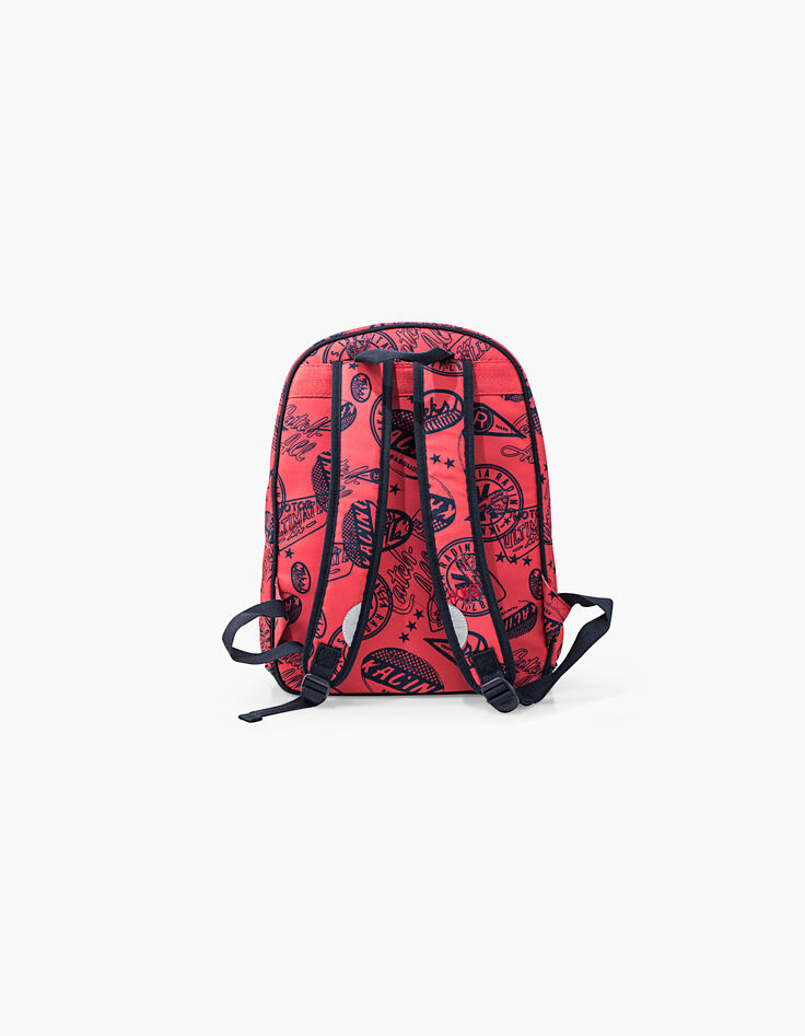 Boys' red IKKS backpack -3