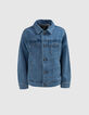 Blaue Jungen-Jeansjacke Waterless-3