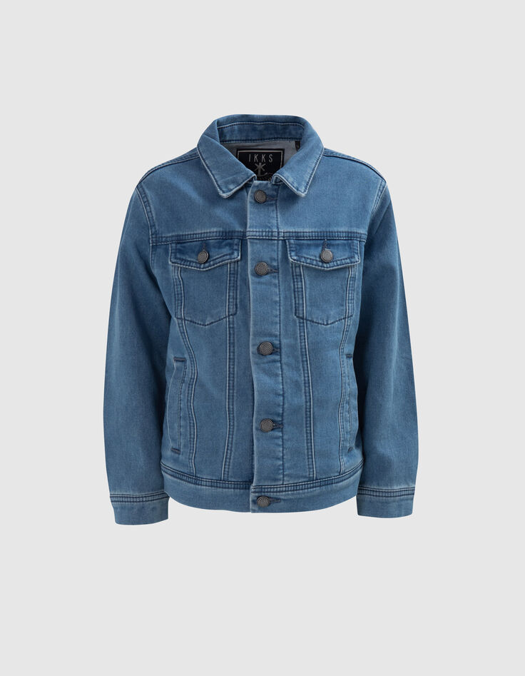 Blaue Jungen-Jeansjacke Waterless-3