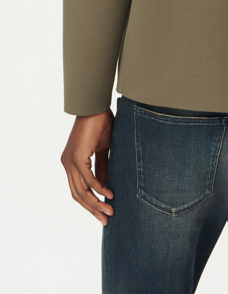 Sweat &agrave; capuche beige EASY CARE Homme-5