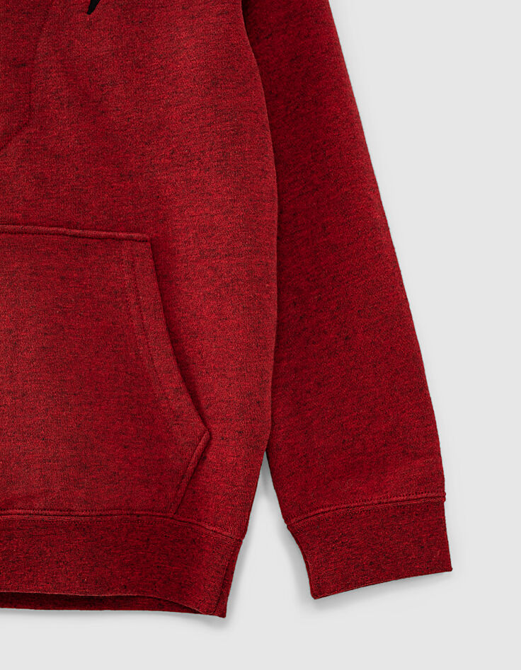 Sweat rouge moyen avec guitare pied-de-poule dos garçon -5