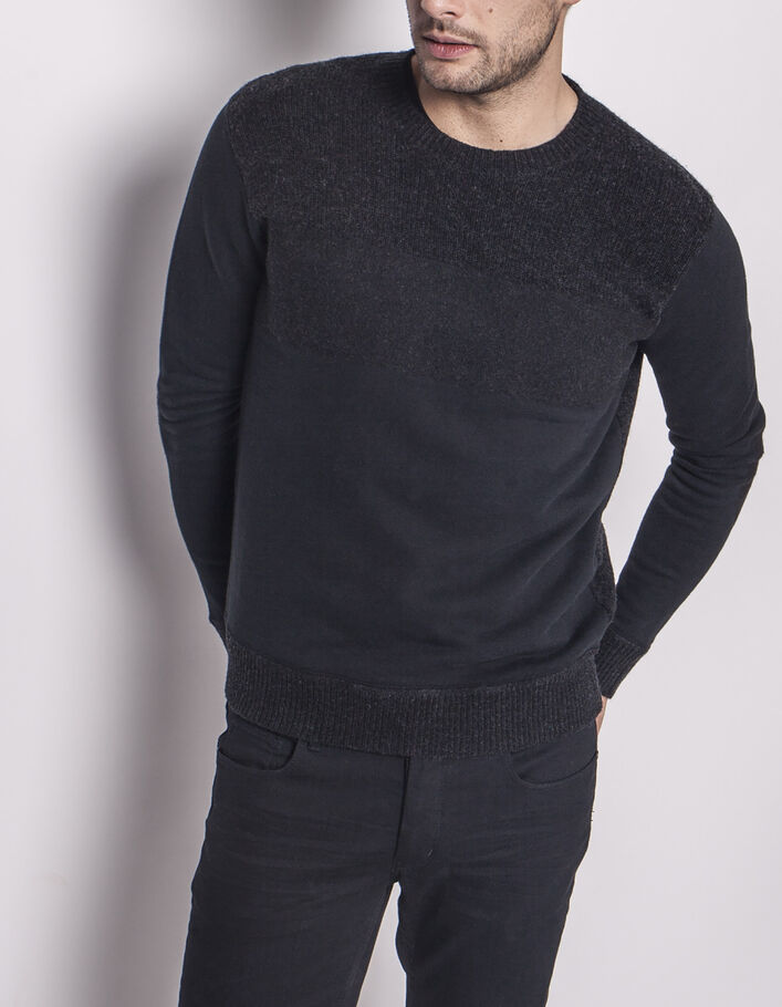 Men's black sweater