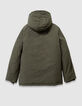 Khaki 3-in-1 Parka und Wendeanorak für Jungs-6