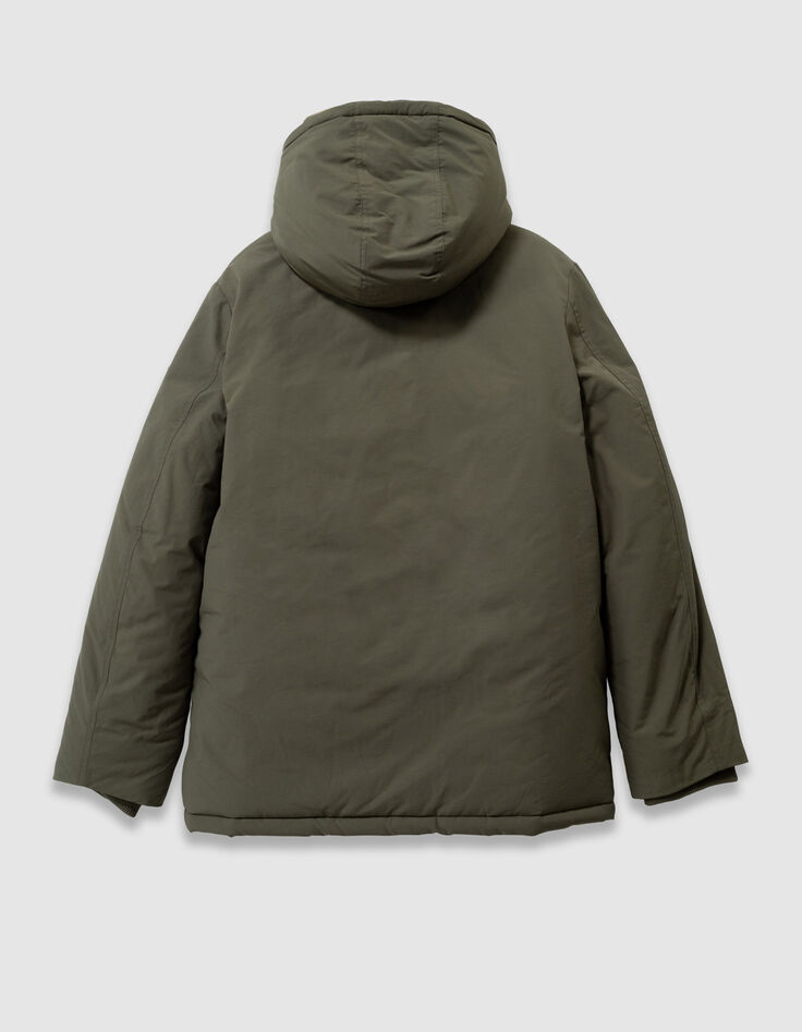 Khaki 3-in-1 Parka und Wendeanorak für Jungs-6