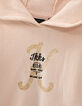 Girls’ pale pink slogan sweatshirt-3